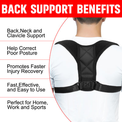 getspinehealth - Medical Clavicle Posture Corrector Adult Children Back Support Belt Corset Orthopedic